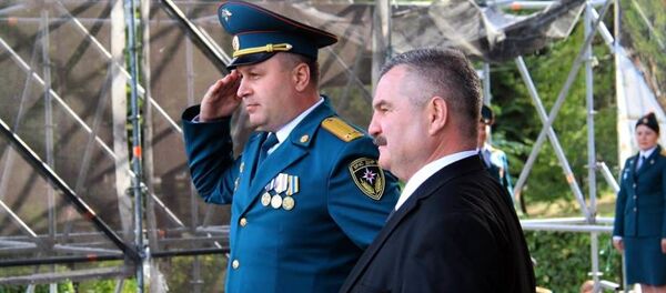 Празднование пятилетия МЧС ДНР Празднование пятилетия МЧС ДНР - Sputnik Южная Осетия