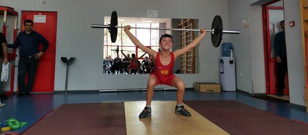 Юные штангисты Южной Осетии - Sputnik Южная Осетия