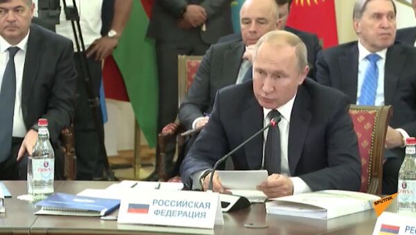 География контактов ЕАЭС расширяется: Путин анонсировал переговоры с 13 странами - Sputnik Южная Осетия