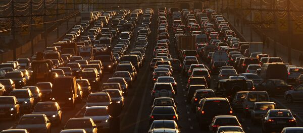 Автомобильные пробки на улицах Москвы Автомобильные пробки на улицах Москвы - Sputnik Южная Осетия