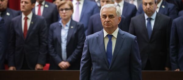 Торжественная инаугурация избранного президента Абхазии Рауля Хаджимбы Торжественная инаугурация избранного президента Абхазии Рауля Хаджимбы - Sputnik Южная Осетия