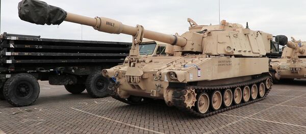 НАТО наращивает силы в Европе: военная техника прибыла в порт Флиссинген - Sputnik Южная Осетия