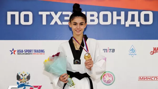 Анисия Челохсаева - чемпионка России по тхэквондо