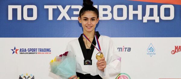 Анисия Челохсаева - чемпионка России по тхэквондо Анисия Челохсаева - чемпионка России по тхэквондо - Sputnik Южная Осетия