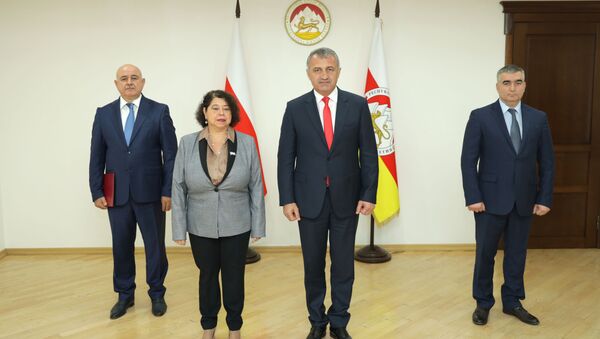 Вручение верительных грамот послом Никарагуа президенту Южной Осетии - Sputnik Южная Осетия