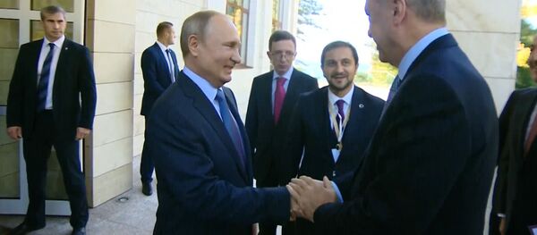 Путин включил для Эрдогана хорошую погоду в Сочи Путин включил для Эрдогана хорошую погоду в Сочи - Sputnik Южная Осетия