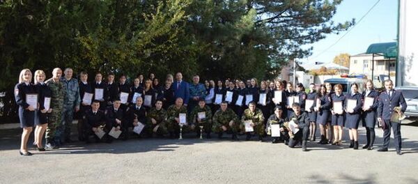 В МВД Южной Осетии наградили отличившихся сотрудников В МВД Южной Осетии наградили отличившихся сотрудников - Sputnik Южная Осетия