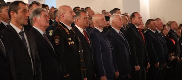 Торжественное собрание в честь Дня милиции Торжественное собрание в честь Дня милиции - Sputnik Южная Осетия