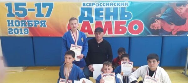 Самбисты из Южной Осетии успешно выступила на первенстве Северной Осетии Самбисты из Южной Осетии успешно выступила на первенстве Северной Осетии - Sputnik Южная Осетия