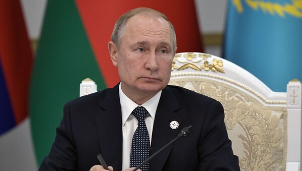 Президент РФ Владимир Путин на заседании Совета коллективной безопасности ОДКБ - Sputnik Южная Осетия