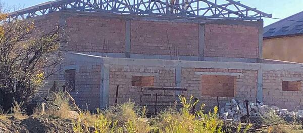 Строящийся спортивный зал в селе Цинагар Ленингорского района  - Sputnik Южная Осетия