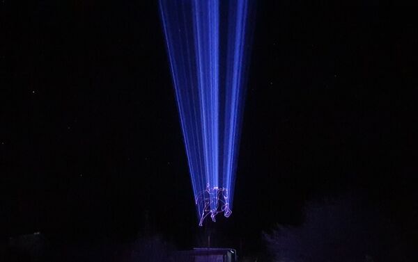 Тестирование лазерного шоу в Северной Осетии - Sputnik Южная Осетия