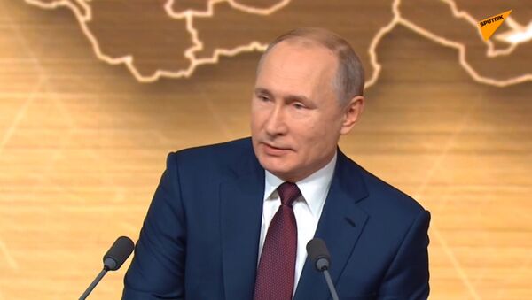 Большая пресс-конференция Владимира Путина 2019 - прямой эфир - Sputnik Хуссар Ирыстон