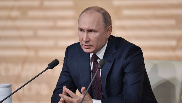 Большая пресс-конференция президента России Владимира Путина  - Sputnik Южная Осетия
