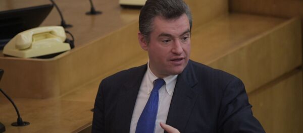 Председатель комитета Государственной Думы РФ по международным делам Леонид Слуцкий на пленарном заседании Государственной Думы РФ - Sputnik Южная Осетия