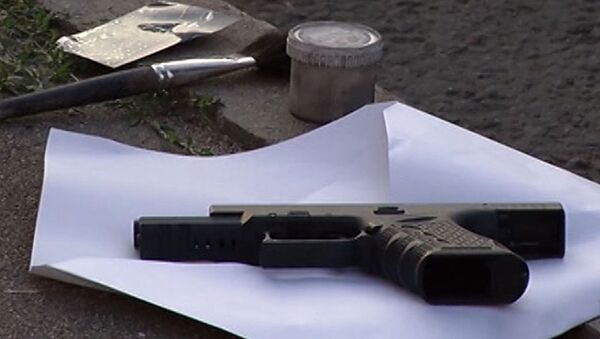 Пистолет, изъятый сотрудниками МВД - Sputnik Южная Осетия