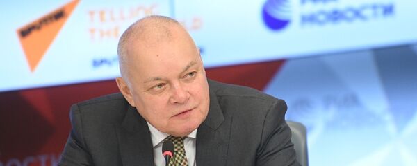 Генеральный директор МИА Россия сегодня Дмитрий Киселев Генеральный директор МИА Россия сегодня Дмитрий Киселев - Sputnik Южная Осетия