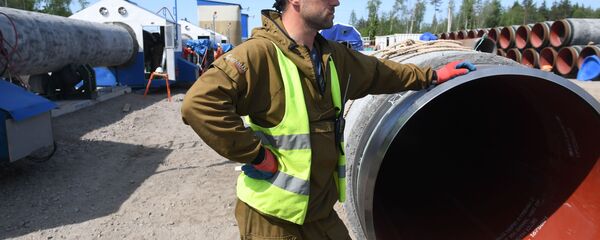 Строительство газопровода Северный поток-2  Строительство газопровода Северный поток-2  - Sputnik Южная Осетия