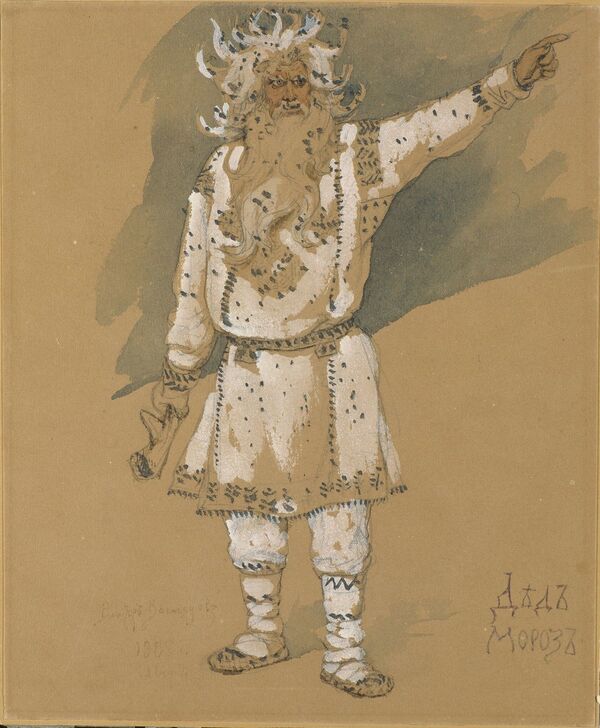 Сказочный персонаж у славянский народов - Дед Мороз, В. М. Васнецов, 1885 - Sputnik Южная Осетия