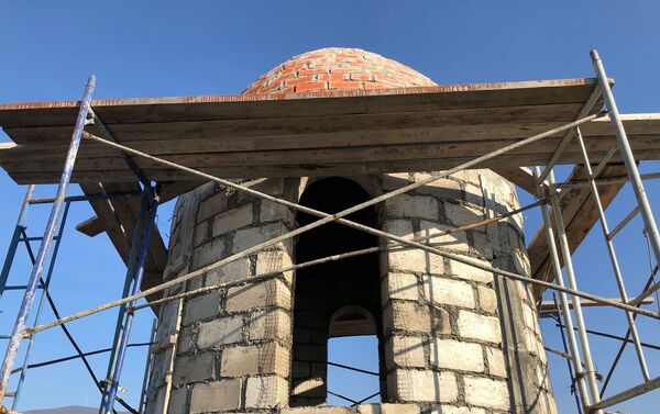Строительство православного храма в Цхинвале  - Sputnik Южная Осетия