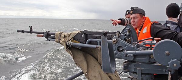 Тактические учения сторожевого корабля Балфлота Ярослав Мудрый Тактические учения сторожевого корабля Балфлота Ярослав Мудрый - Sputnik Южная Осетия