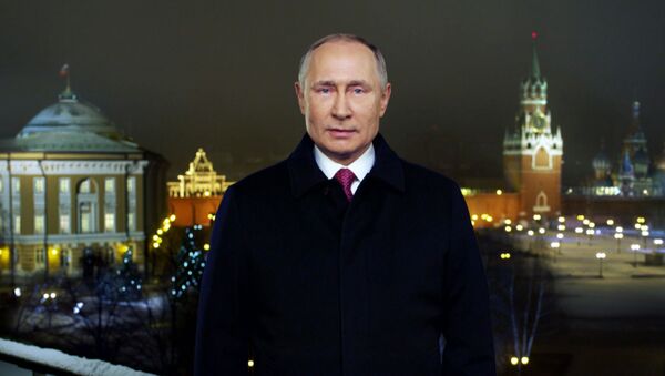 Новогоднее обращение президента РФ Владимира Путина 2020 - Sputnik Южная Осетия