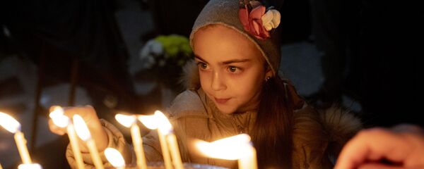 Рождество Христово в храмах Цхинвала Рождество Христово в храмах Цхинвала - Sputnik Южная Осетия