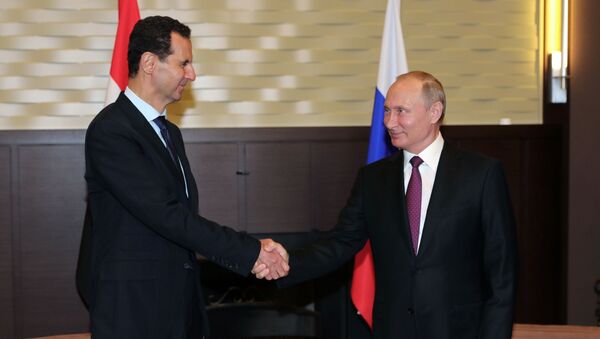 Президент РФ В. Путин встретился с главой Сирии Б. Асадом - Sputnik Южная Осетия