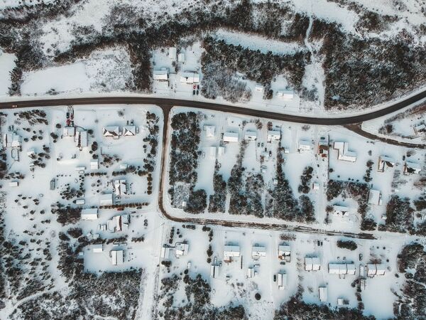 Вид сверху на общину Сейнт Джордж в Канаде - Sputnik Южная Осетия