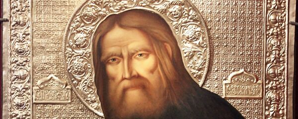 Икона Преподобный Серафим Саровский Икона Преподобный Серафим Саровский - Sputnik Южная Осетия