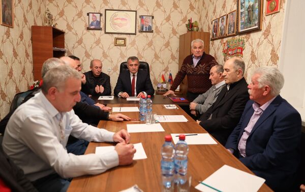 Встреча с членами общественного движения Адамы ныфс - Sputnik Южная Осетия