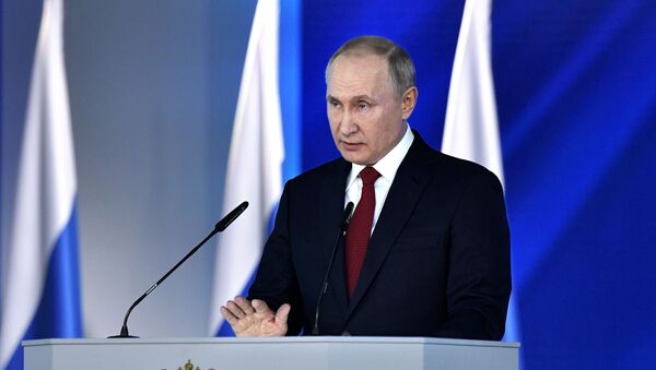 Ежегодное послание президента РФ В. Путина Федеральному Собранию - Sputnik Южная Осетия