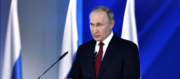 Ежегодное послание президента РФ В. Путина Федеральному Собранию Ежегодное послание президента РФ В. Путина Федеральному Собранию - Sputnik Южная Осетия
