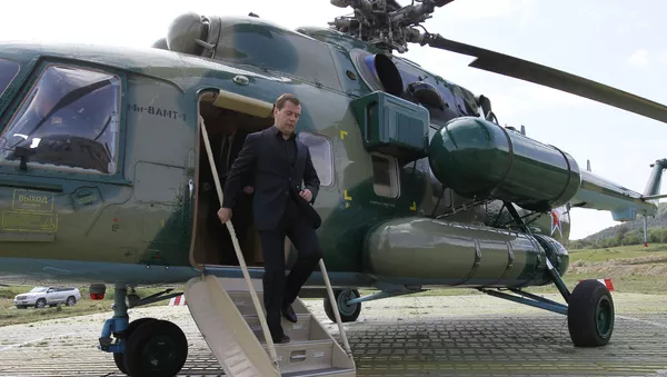 Дмитрий Медведев в Южной Осетии