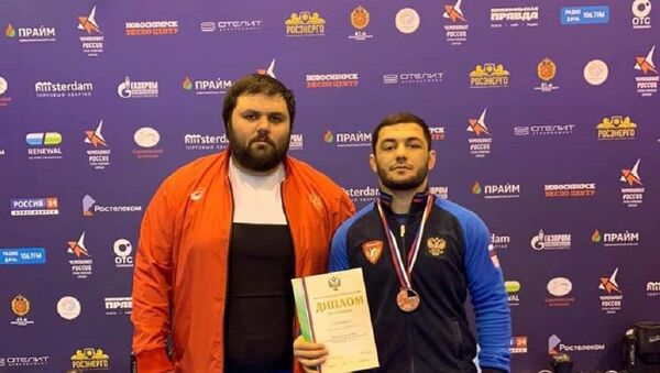 Дмитрий Джиоев завоевал бронзу на чемпионате России по греко-римской борьбе - Sputnik Южная Осетия