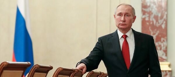 Президент РФ Владимир Путин Президент РФ Владимир Путин - Sputnik Южная Осетия
