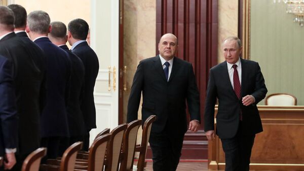 Президент Владимир Путин провел встречу с новым правительством РФ - Sputnik Южная Осетия
