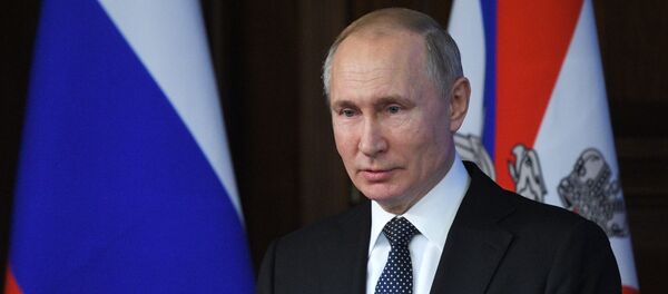 Президент РФ В. Путин принял участие в заседании расширенной коллегии Миниобороны РФ - Sputnik Южная Осетия