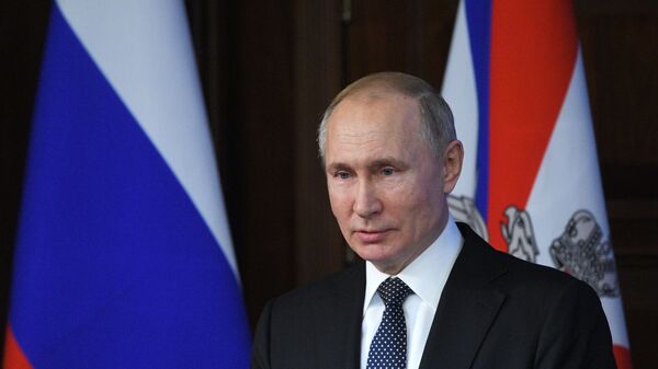 Президент РФ В. Путин принял участие в заседании расширенной коллегии Минобороны РФ - Sputnik Южная Осетия